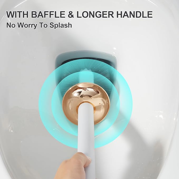 Toilet Bowl Brush and Holder Set Bathroom Accessories