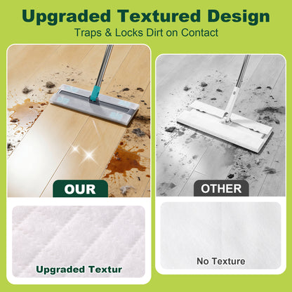 JOYMOOP 72 Pcs Disposable Wet Sweeping Cloths Compatible with Swiffer Sweeper Mop, Disposable Dust Refills Mop Pads for Floor Mopping and Cleaning, Lemon Scent, Mop Not Included
