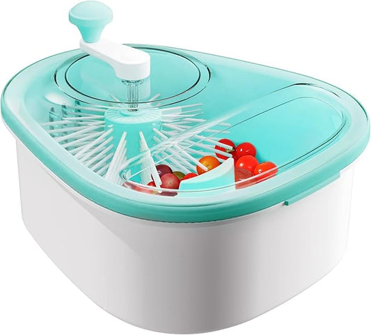Fruit Cleaner Spinner JOYLOOP, Large Fruit Washer Spinner with Brush