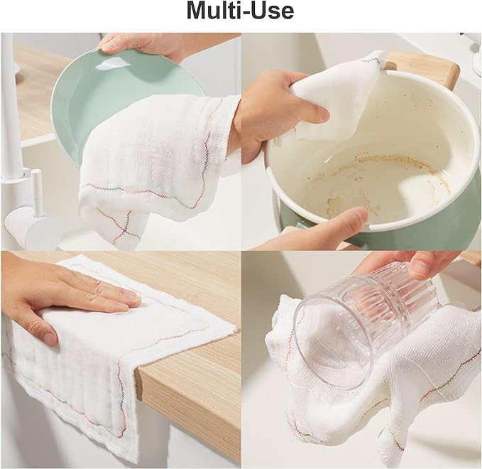 Microfiber Cleaning Cloth, Reusable Multi-Purpose Cleaning Cloth